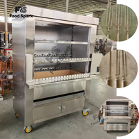Machine à rôtir au charbon de bois commerciale pour poulet / Machine à barbecue / Machine à griller au charbon de bois brésilienne