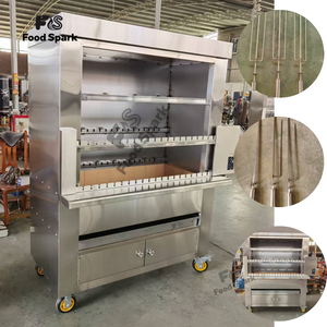 Girarrosto Commerciale a Carbone per Pollo / Macchina per Barbecue / Griglia Brasiliana Girarrosto a Carbone - Product Image 2