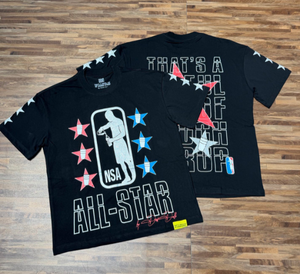 Camiseta para hombre That's A Awful Lot of Cough Syrup All Star, negra, de manga corta, con estampado, informal, de corte jersey, con cuello redondo - Product Image 1