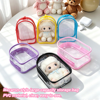 Sacs de rangement pour jouets, 8 couleurs, 8 paquets, sacs de rangement réutilisables en PVC transparent avec fermeture éclair pour blocs de construction, puzzles et accessoires faits à la main