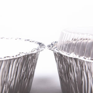 家庭用ディープフードグレード丸紙蓋缶使い捨て食品包装トレイベーキングアルミホイルコーティングボウル蓋付き - Product Image 6