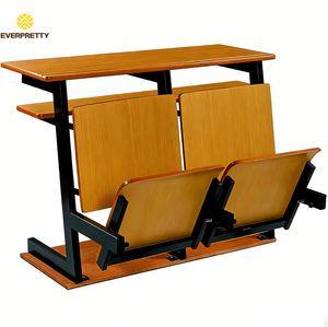 Meubles <span class=keywords><strong>de</strong></span> classe universitaires modernes sur mesure, table et chaise d'étude pour étudiants, bureau et chaises pliantes universitaires - Product Image 1