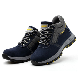 <span class=keywords><strong>Scarpe</strong></span> Antinfortunistiche in Pelle Scamosciata di Alta Qualità con Punta in Acciaio Antiscivolo Resistenti a Impatto e Perforazione <span class=keywords><strong>S3</strong></span> - Product Image 5