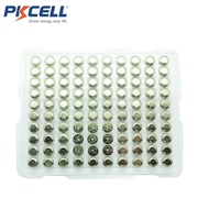 Pile bouton alcaline de haute qualité 1,5 V Ag13 Lr44 A76 pour calculatrice