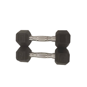 Kas eğitimi için sıcak satış taşınabilir altıgen kauçuk malzeme dambıl seti Hex dambıl seti - Product Image 3