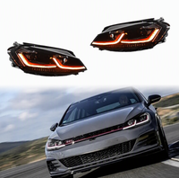 Phares LED pour Golf 7 (2013-2017) – Amélioration des lentilles, style MK7.5 – Accessoires automobiles très demandés, Plug and Play, DRL pour Volkswagen