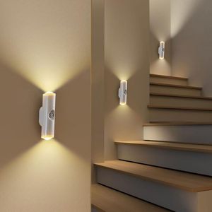 Lámpara LED Recargable con Sensor de Movimiento TSINYE, Luz Ambiental para Gabinete, Lámpara de <span class=keywords><strong>Noche</strong></span> para Pasillo, Escaleras, Cocina, Decoración RGB para el Hogar - Product Image 3