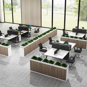Office Partition Low Cabinet With Flower Trough <b>Storage</b> <b>Filing</b> Cabinet With Lock Rectangle Standing Type Durable - Product Image 2