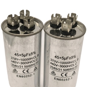 CBB65 45 + 5μF 450VAC ตัวเก็บประจุแบบคู่สำหรับคอมเพรสเซอร์เครื่องปรับอากาศปั๊มน้ำ - Product Image 2
