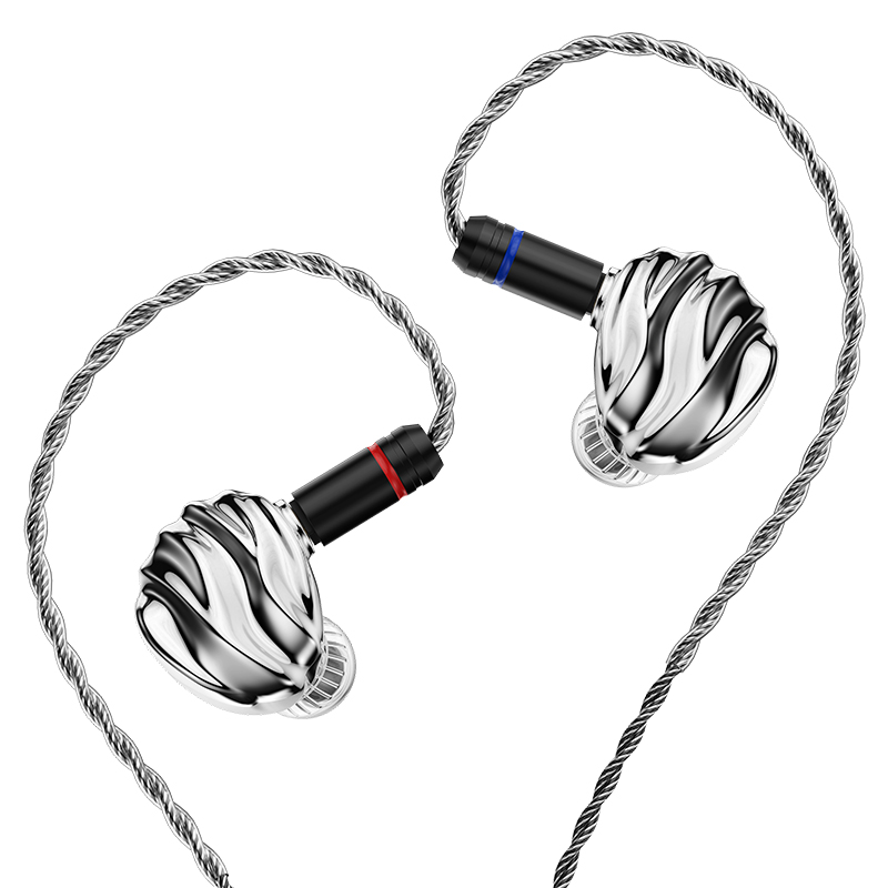 TRN SHELL Four-Unit Dynamic <strong>Driver</strong> Planar Hybrid In-Ear Metal <strong>Headphones</strong> <strong>Triple</strong> Dynamic Planar Acoustic Architecture 3.5mm