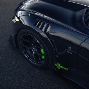 Ailes avant en Fiber de carbone de Style AC pour Ford <span class=keywords><strong>Mustang</strong></span> 2015 2016 2017 Kit de carrosserie de remplacement - Product Image 5