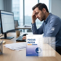 Patch de concentration et de stimulation cérébrale à base de vitamines pour adultes (vente en gros)