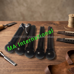 Wholesale Ebony Celluloid Metal Bridge Pins Picks for Electric Acoustic Guitars & Ukulele <b>Stringed</b> <b>Instruments</b> Parts Accessories - Product Image 2