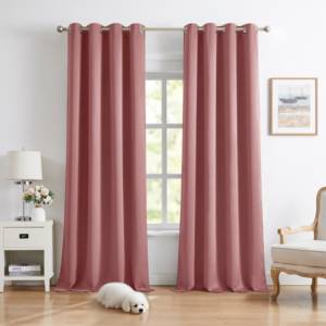 <span class=keywords><strong>Rideaux</strong></span> occultants gris foncé de haute qualité, 190 GSM, à œillets, isolants thermiques, 100 % occultants, <span class=keywords><strong>pour</strong></span> fenêtres - Product Image 3