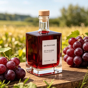 Bouteille carrée en verre transparent pour spiritueux, <span class=keywords><strong>vodka</strong></span>, whisky, brandy, gin, tequila, vin, 250 ml, 375 ml, 500 ml, 700 ml, 750 ml, 1000 ml, personnalisable - Product Image 4