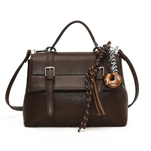 Bolso Bandolera de Piel Sintética de Alta Gama para Mujer, Diseño Retro, Cierre de Cremallera, Impermeable, Portátil, Cuadrado, para el Trabajo - Product Image 4