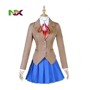 도키 도키 문학 클럽 모니카 코스프레 의상 애니메이션 게임 캐릭터 할로윈 의상 - Product Image 1