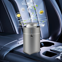Diffuseur d'huiles essentielles intelligent sans eau, électrique, rechargeable, en métal, dernier modèle, pour petites surfaces, hôtels de luxe et utilisation en voiture