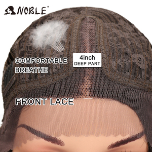 วิกผมลูกไม้แบบเวฟ ทำจากเส้นใยสังเคราะห์ทนความร้อนสูง ป้องกันการลามไฟ ความหนาแน่น 180% ไม่ต้องใช้กาว ขายส่งจากโรงงาน - Product Image 6