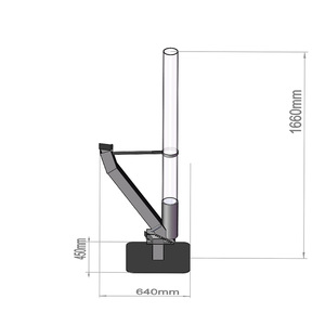 Chauffe-terrasse extérieur au <span class=keywords><strong>granulés</strong></span> <span class=keywords><strong>de</strong></span> <span class=keywords><strong>bois</strong></span>, écologique, design contemporain compact, en promotion - Product Image 5