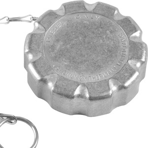 Poignée du bouchon de réservoir de carburant Volvo Mack Trucks 14x11.5x5.5 en aluminium argenté, diesel uniquement, pour camions de taille moyenne à lourde - Product Image 2