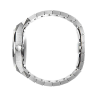 Montre à quartz pour hommes givrée logo personnalisé or rose 5ATM étanche style PR avec cadran anti-poussière étoile
