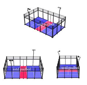 Nouveau Design Intérieur Extérieur Padbol Court Prix Usine Portable Football <span class=keywords><strong>Cage</strong></span> Usine - Product Image 6
