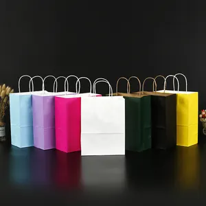 मेसन जार क्राफ्ट Suppliers-सस्ते मेसन जार कस्टम Bagaper पूर्ण रंग Recyclable बैग खरीदारी क्राफ्ट पेपर बैग