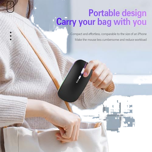 Rechargeable Wireless Mouse ultra Slim Silent Click Raton Inalambrico bluetooth Cheap White Wireless Mouse Magic Mouse for <b>Pc</b> - Product Image 4