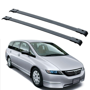 ชุดแร็คหลังคาอลูมิเนียมอัลลอยด์สีดำ สำหรับ Honda Odyssey ปี 2005-2010 และ 1999-2004  สำหรับบรรทุกสัมภาระ - Product Image 2