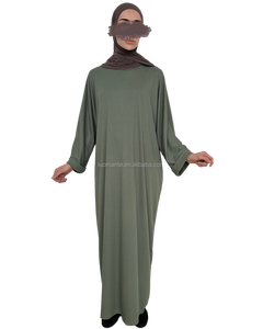 Abaya une pièce en jersey côtelé 2024 personnalisée Fabricant d'abaya Une pièce - Product Image 3