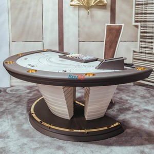 Table <span class=keywords><strong>de</strong></span> <span class=keywords><strong>Blackjack</strong></span> demi-lune avec pieds en bois massif, table <span class=keywords><strong>de</strong></span> poker personnalisée, accoudoir en cuir, Mesa <span class=keywords><strong>De</strong></span> <span class=keywords><strong>Blackjack</strong></span> pour jeu en intérieur - Product Image 4