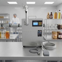 Machine de remplissage semi-automatique à commande numérique MAGFILL pour pots, sachets souples, haute précision, pour miel, huile, gel, verre, cacahuètes