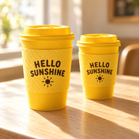 Gobelets en papier personnalisés jetables de 16 oz, 12 oz et 8 oz avec couvercles imprimés avec logo pour boissons chaudes et froides, gobelets à café et à thé en papier à double paroi