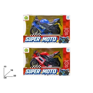 Super Moto Plastic Motorcycle with Sounds 1.5V <b>AG13</b> Batteries Included 3-6 Years Unisex Toy - Product Image 1