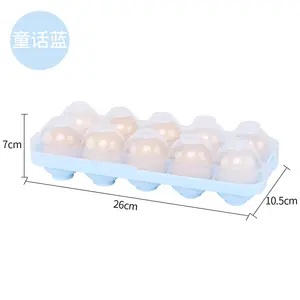 Protective Reusable Food Organize Egg Holder Plastic Storage Containers for Kitchen
