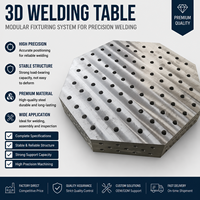 Tables de soudage industrielles nitrurées à faible déformation, banc flexible 3D pour le traitement de l'acier de construction