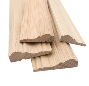 Plinthe de moulage EFS, longueur personnalisée, surface lisse, design minimaliste, durable, écologique, décoration en bois pour la maison - Product Image 1