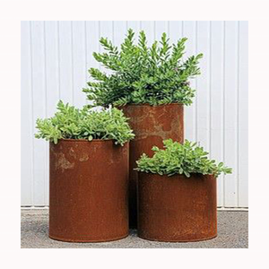 Bac à jardinage en acier corsage, de très <span class=keywords><strong>grande</strong></span> <span class=keywords><strong>taille</strong></span>, <span class=keywords><strong>rectangulaire</strong></span>, métallique, personnalisé, de haute qualité, pour l'extérieur, utilisé avec des fleurs/plantes vertes, moderne - Product Image 6