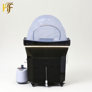 Cama para Lavado de Cabello con <span class=keywords><strong>Lavacabezas</strong></span> Desmontable, Circulación de Agua, <span class=keywords><strong>Accesorios</strong></span> para <span class=keywords><strong>Lavacabezas</strong></span> Portátil, Color Blanco y Negro - Product Image 2