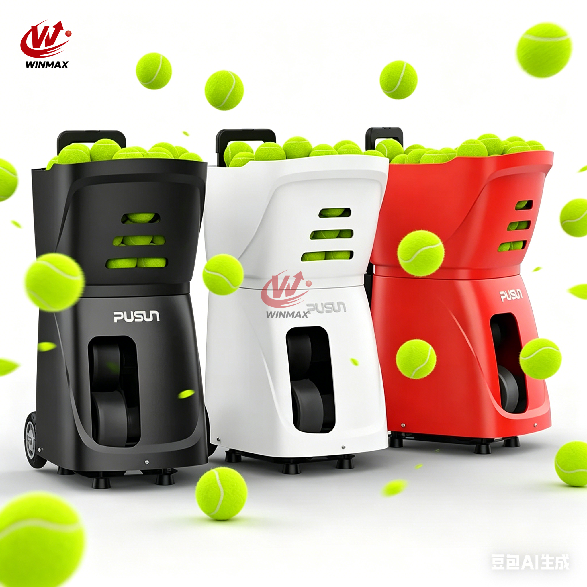 Lightweight Tennis Serving Machine Small Portable Tennis Ball Feeder for Outdoor Personal Training