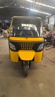 Tricycle Bensin 2 Baris 4 Kursi Model Bajaj Tuk Tuk untuk Angkutan Penumpang, Promo Panas Afrika Baru