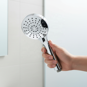 Pommeau de <span class=keywords><strong>douche</strong></span> à main en plastique ABS chromé à 3 fonctions avec modes de pulvérisation pluie et massage, <span class=keywords><strong>douche</strong></span> à main pour salle de bain pour usage quotidien - Product Image 1