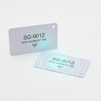 IP68 Robuster PVC UHF RFID-Tag 53x30mm U7/MR6 mit Langer Reichweite 8M, Aufhängeloch, Wasserdicht, für Bekleidung, Einzelhandel und Asset-Tracking