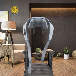 Huangtai HT-SN040 Wireless Shiatsu <b>Kneading</b> Back Neck Shoulder Massage <b>Machine</b> with Plastic Body for Comfortable Use - Product Image 5
