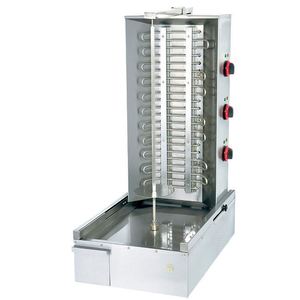 Durable <b>Ceramic</b> for Doner Kebab Meat Making Professional Commercial Four-burner Automatic Rotating <b>Bbq</b> Grill Shawarma Machine - Product Image 3