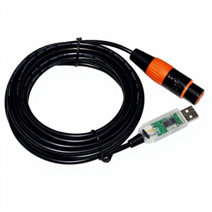 <span class=keywords><strong>Cable</strong></span> de Consola USB <span class=keywords><strong>DMX</strong></span> con Línea de Depuración RS485 FT232R para Control de Iluminación de Escenario - Product Image 2