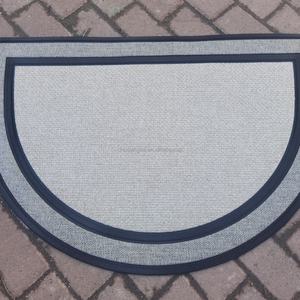 Tapis de porte en polyester gris, blanc de course automobile, vierge, pour sublimation - Product Image 3