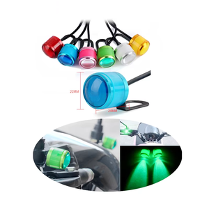 Lampe Eagle Eye pour <span class=keywords><strong>moto</strong></span> 23 mm, universelle, 12 V, projecteurs LED, rétroviseur modifié, accessoires d'éclairage <span class=keywords><strong>moto</strong></span> - Product Image 1