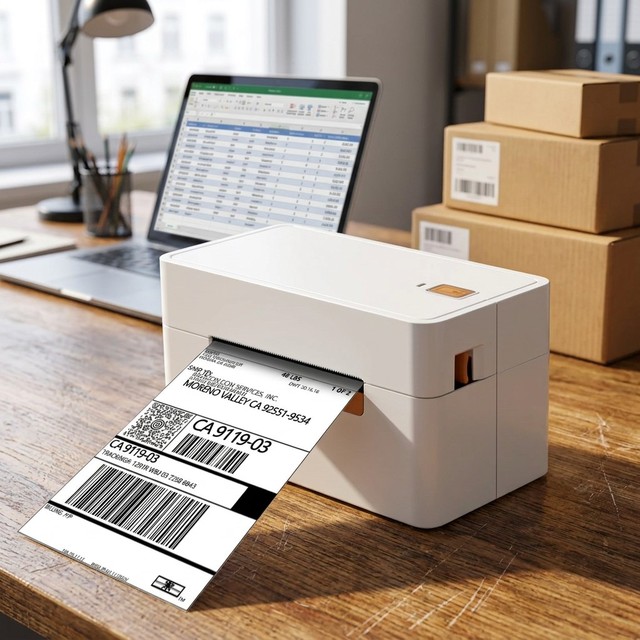 IPRT 80mm Direct Thermal Shipping Label Barcode Sticker Printer POS-Compatible 150mm/s Print Speed SDK Supported in Stock 203dpi
